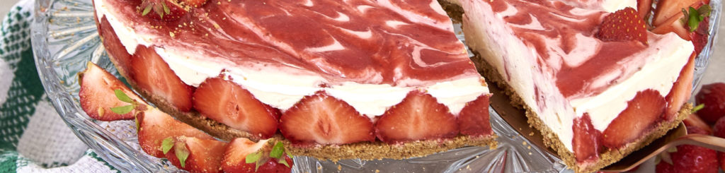 Mascarpone-tort maasikatega