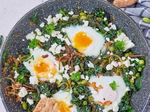 Roheline shakshuka