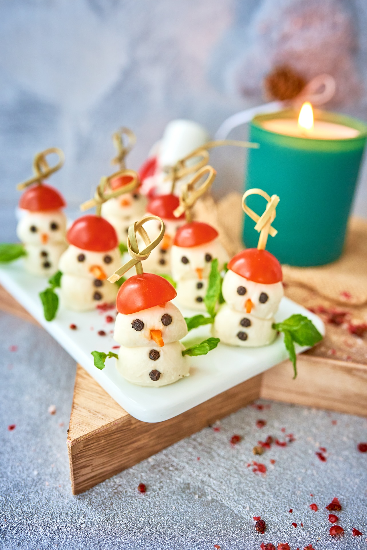 Caprese snowmen - Paula Särekanno
