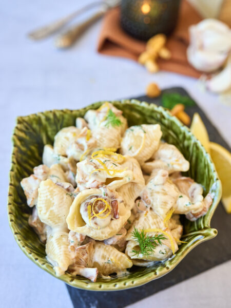 Kreemine kukeseenepasta sidrunikoorega