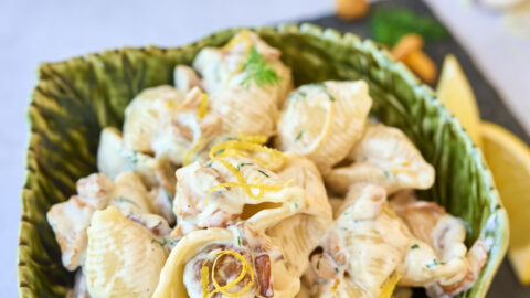 Kreemine kukeseenepasta sidrunikoorega