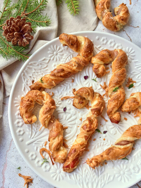 Soolane jõulukomm singi ja juustuga