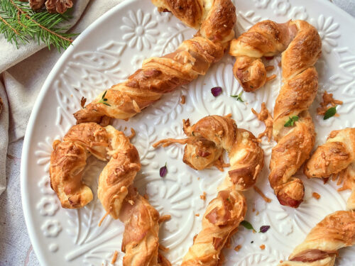 Soolane jõulukomm singi ja juustuga