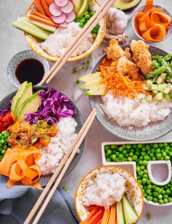 Vege poké ehk taimne riisikauss