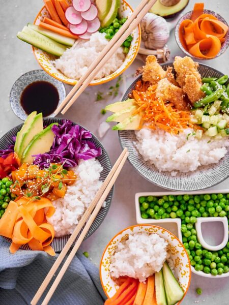 Vege poké ehk taimne riisikauss