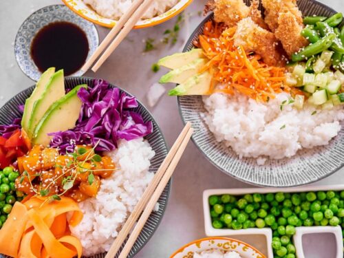 Vege poké ehk taimne riisikauss