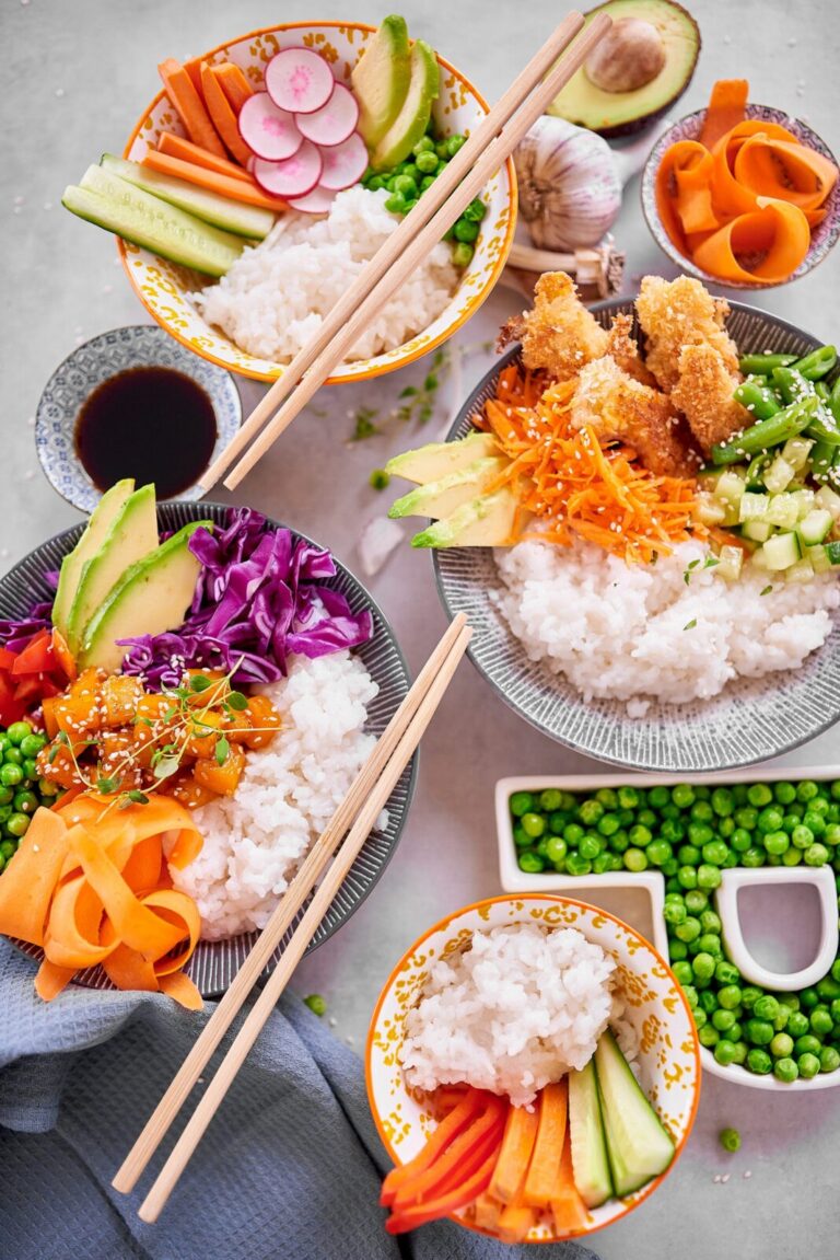 Vege poké ehk taimne riisikauss