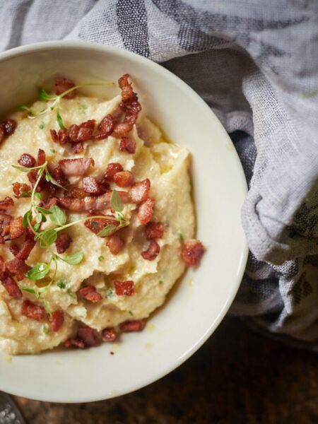 Kinoapuder peekoni ja parmesaniga
